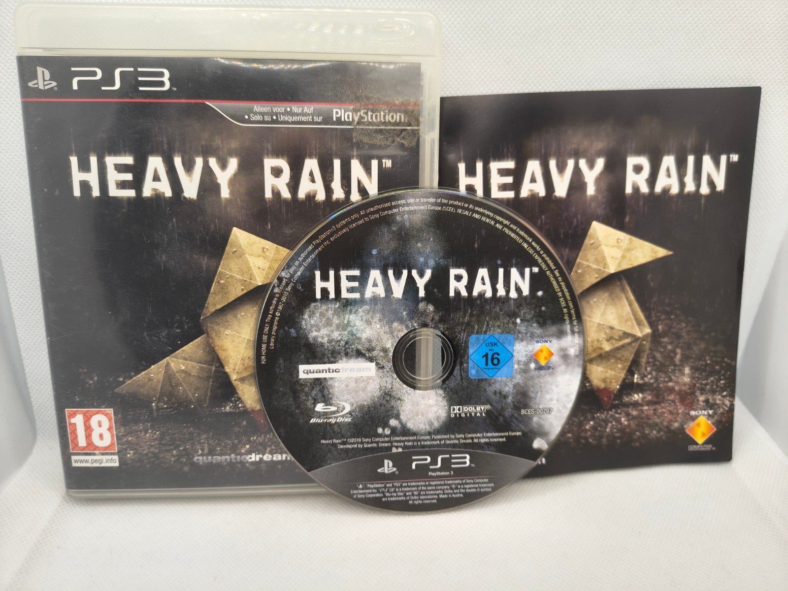 Heavy Rain Playstation 3 game, 3 spelers of meer, Ophalen of Verzenden, Zo goed als nieuw, Vanaf 3 jaar