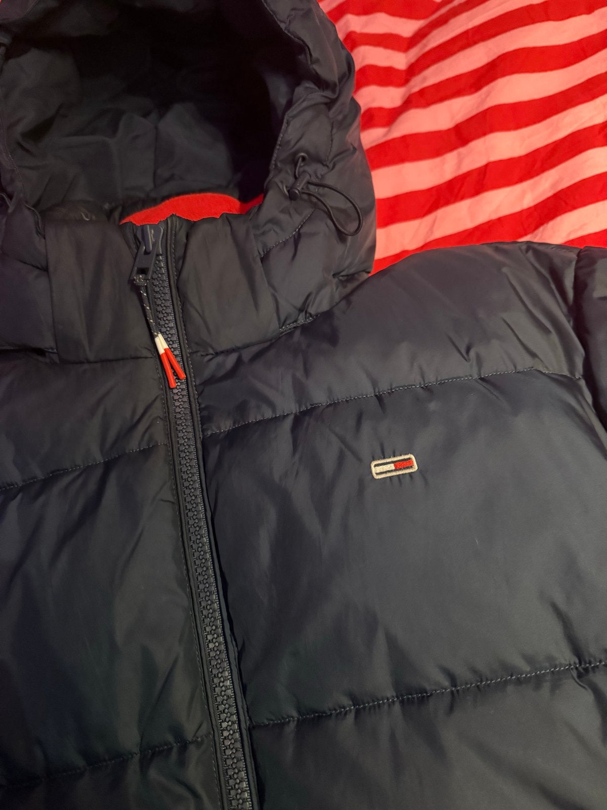 Tommy Jeans Puffer Jacket - Maat L Zo goed als nieuw, Ophalen of Verzenden, Zo goed als nieuw, Overige maten, Blauw