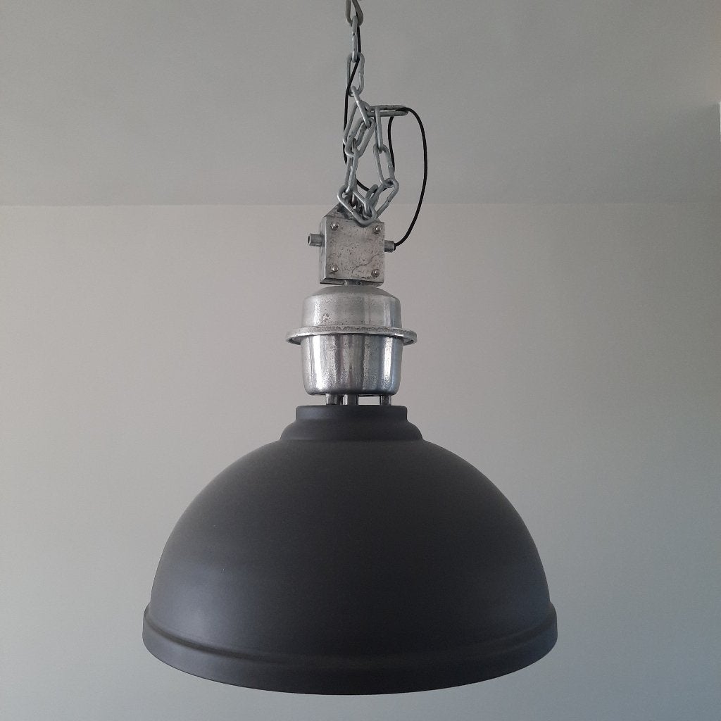 Industriële hanglamp, Ophalen, Zo goed als nieuw, Metaal, Industrieel