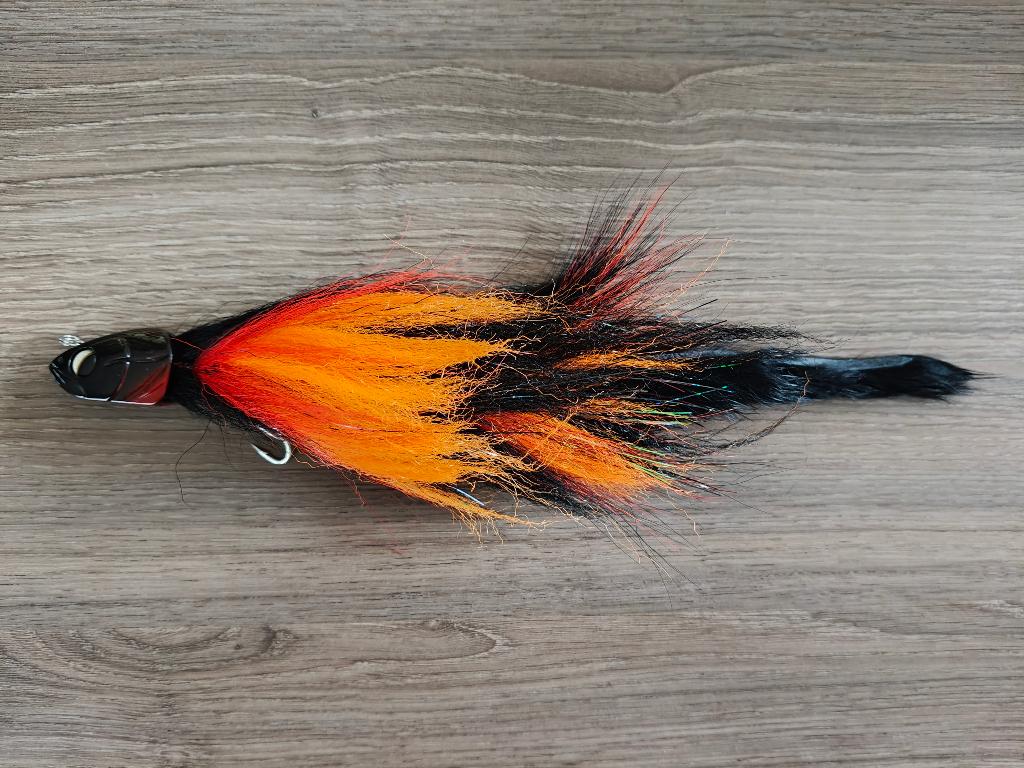 Bim Tackle Crazy Rabbit bucktail mouse snoek, Ophalen, Zo goed als nieuw, Overige typen