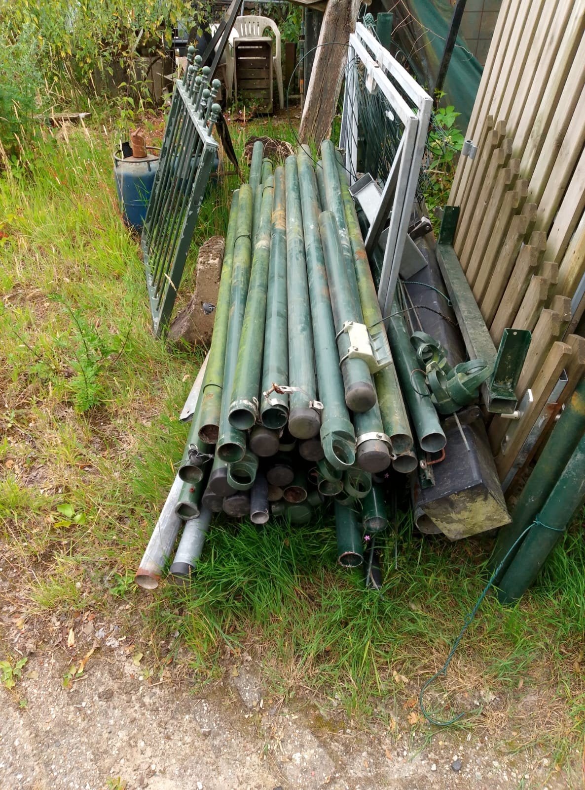 Bovenbuis en palen, Ophalen, IJzer