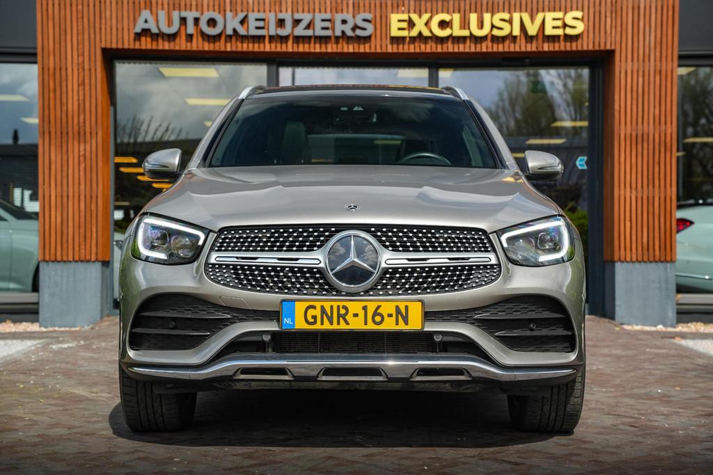 Mercedes-Benz GLC-klasse 200 Business Solution AMG Panoramad, Auto's, Mercedes-Benz, Gebruikt, Euro 6, 4 cilinders, Leder