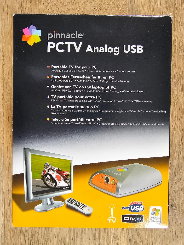 Pinnacle PCTV Analog USB Recorder/Tuner, Ophalen, Zo goed als nieuw