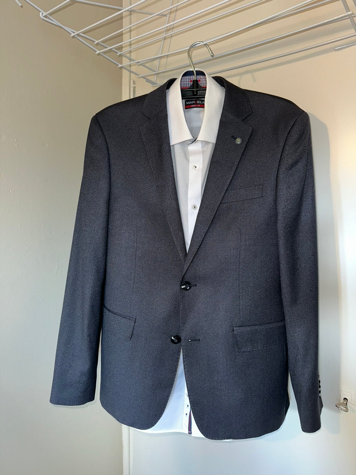 Net herenpak maat 48, Ophalen of Verzenden, Zo goed als nieuw, Maat 48/50 (M), Blauw