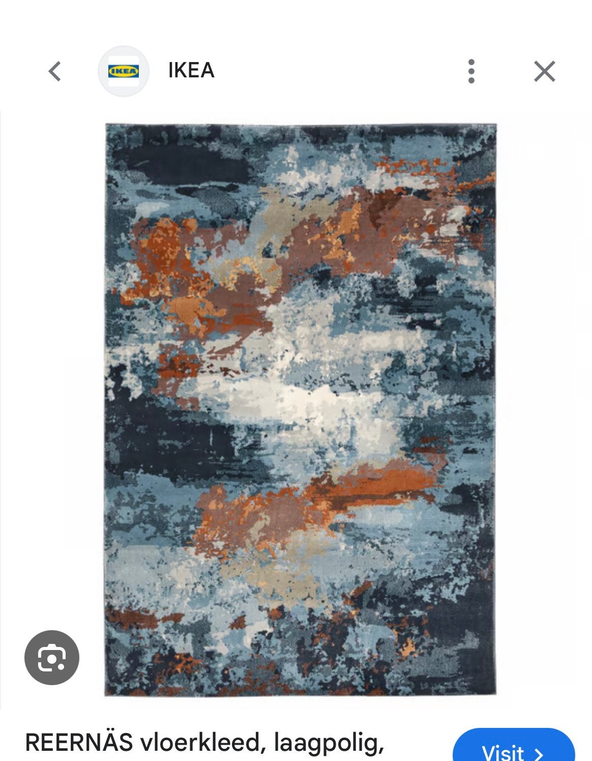 Reernäs vloerkleed ikea, Ophalen, Gebruikt, 150 tot 200 cm, 200 cm of meer