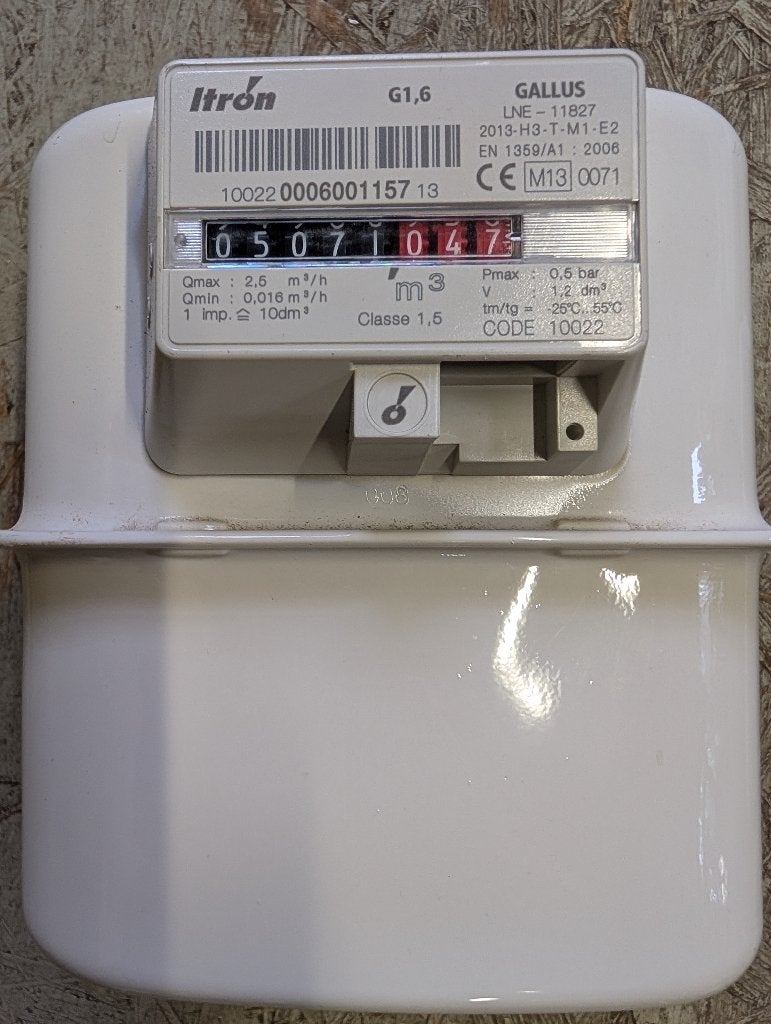 Gas tussen meter itron, Ophalen, Gebruikt, Overige meters