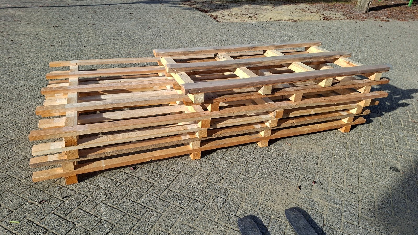 Houten Pallets - Diverse Afmetingen, Ophalen, Gebruikt, Overige houtsoorten, Pallet