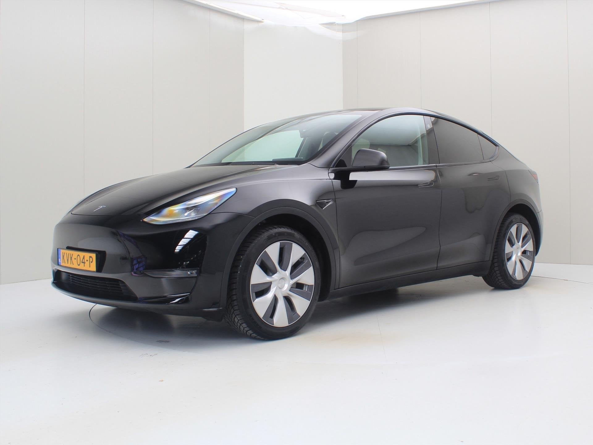Tesla Model Y Long Range AWD 75kWh 351pk 94.4% SoH AMD RYZEN, Auto's, Automaat, Gebruikt, Adaptive Cruise Control, Zwart