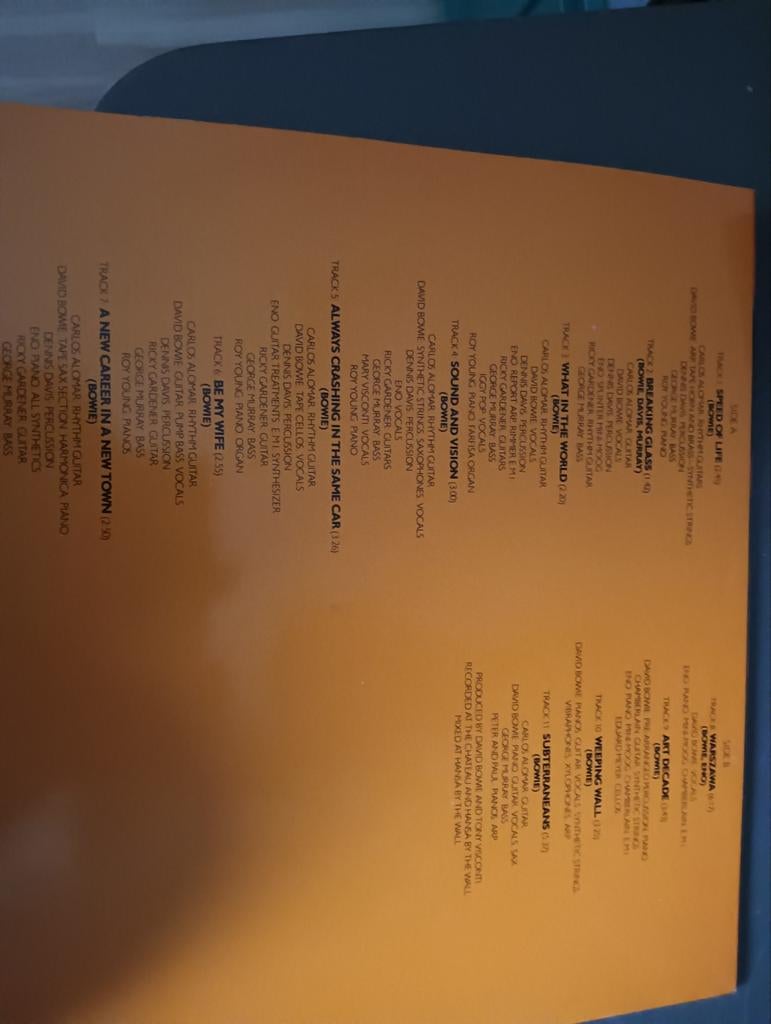 LP David Bowie-low, Gebruikt, 1980 - 1989, 12 inch, Poprock