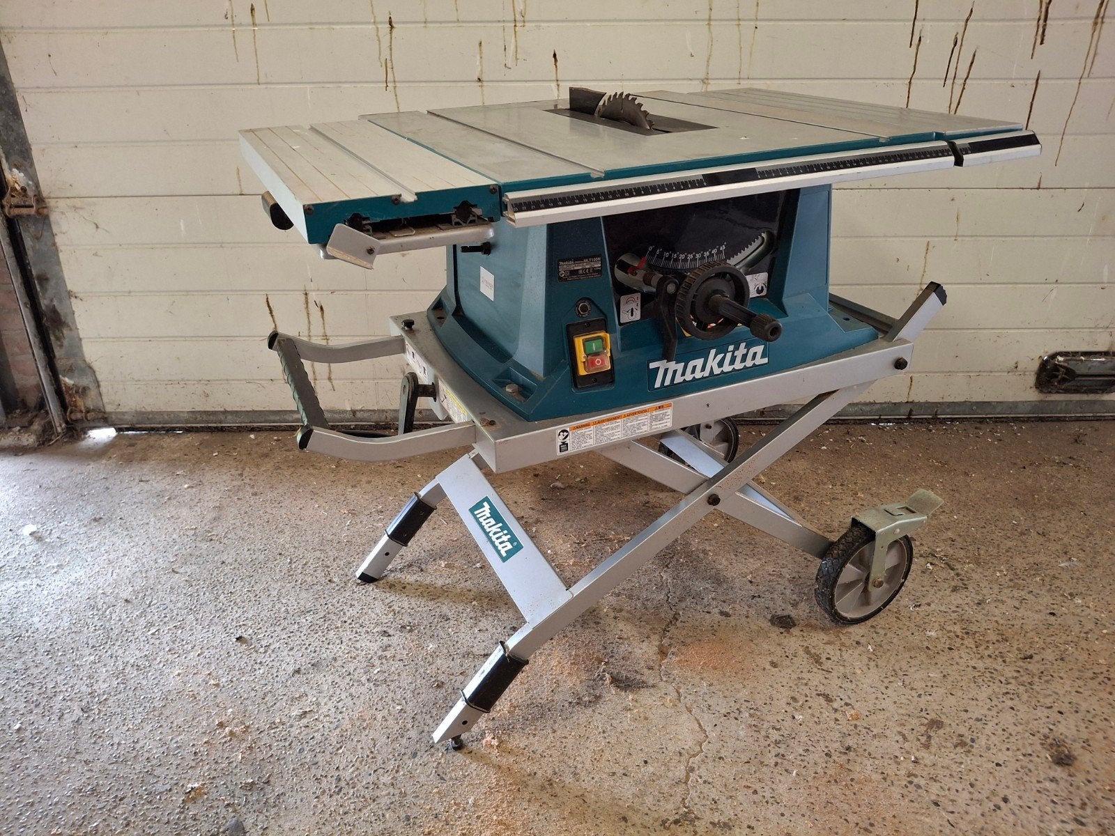 Makita tafelzaag, Ophalen, Gebruikt, Cirkelzaag, 30 tot 70 mm