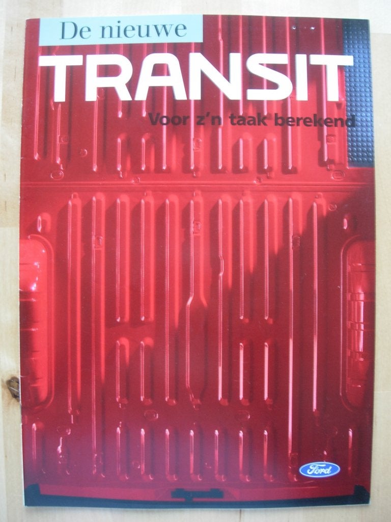 Ford Transit Brochure 1991, Ford, Ophalen of Verzenden, Zo goed als nieuw, Ford