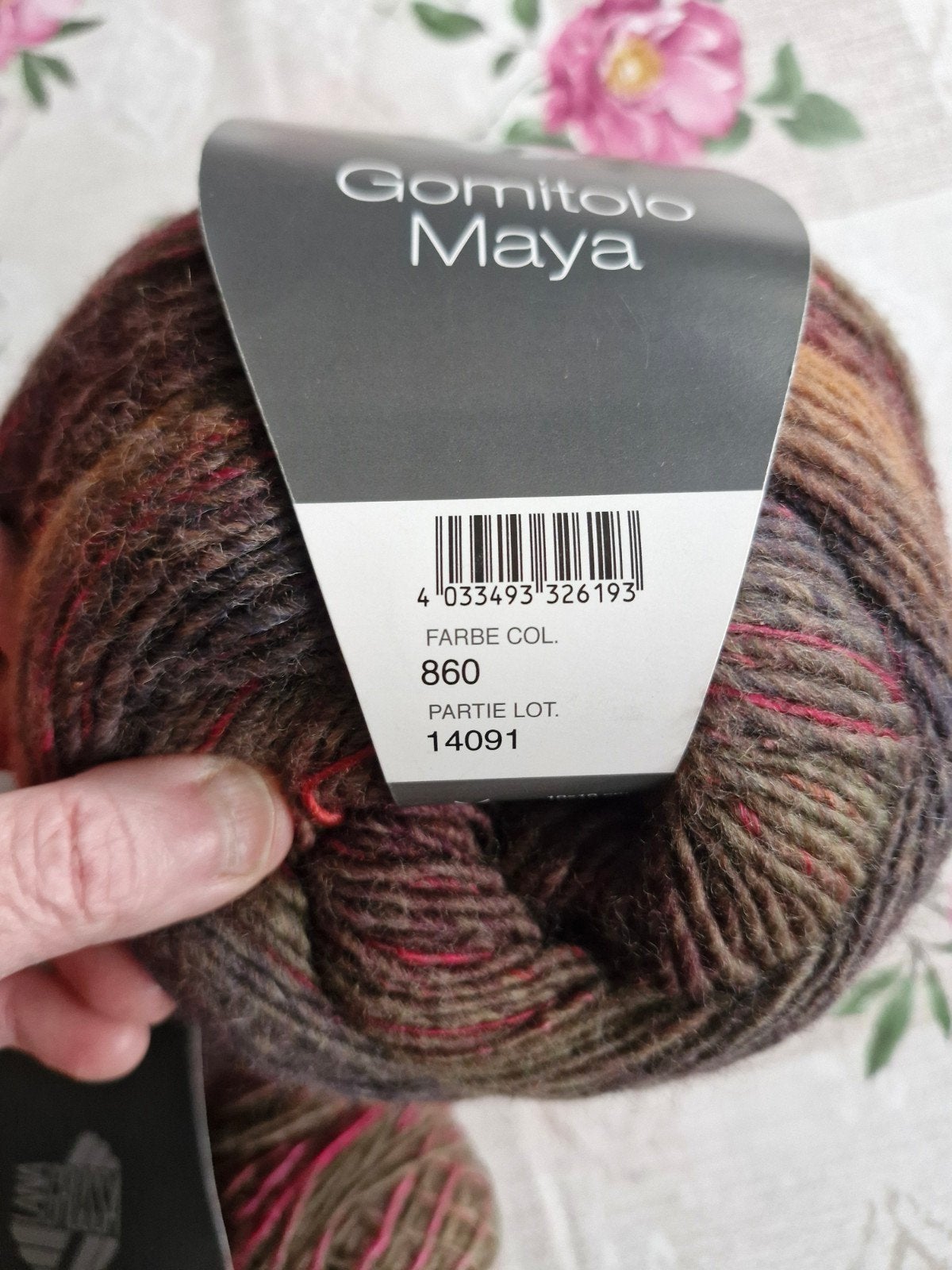 Lana Grossa Gomitolo Maya - 1 nieuwe bol en 2 restbollen, Ophalen of Verzenden, Nieuw, Breien of Haken, Wol of Garen