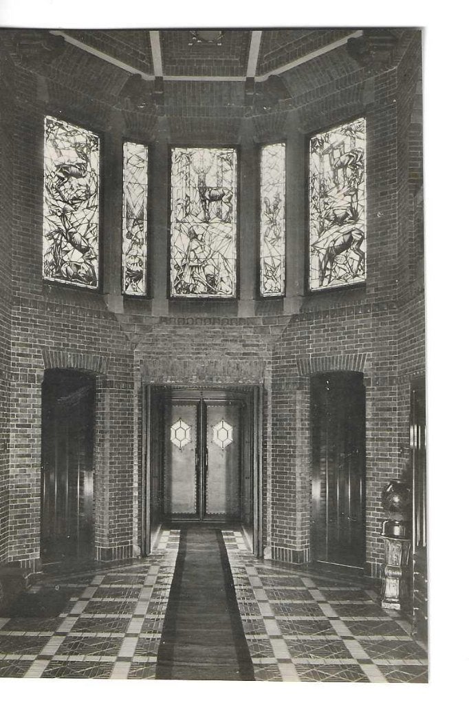 hoenderloo  hal st.hubertus  nat.park  de hooge veluwe, Verzenden, 1940 tot 1960, Ongelopen, Gebouw