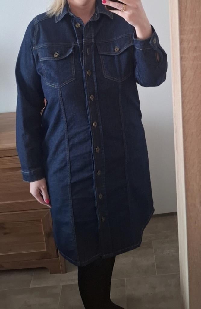 Jurk, Kleding | Dames, Ophalen, Blauw, Maat 42/44 (L), Zo goed als nieuw