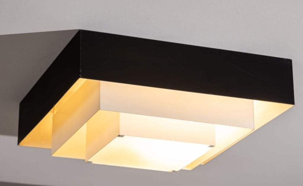 XL Raak Ziggurat lamp Raak Amsterdam jaren 60, Ophalen, Glas, Nvt, Nvt