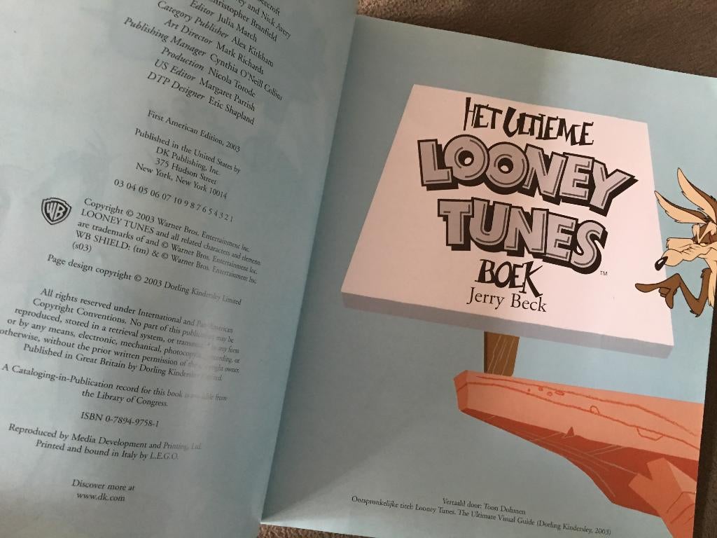 Het Ultieme Looney Tunes Boek  / 2003, Boeken, Strips | Comics, Eén comic, Amerika, Ophalen of Verzenden, Zo goed als nieuw