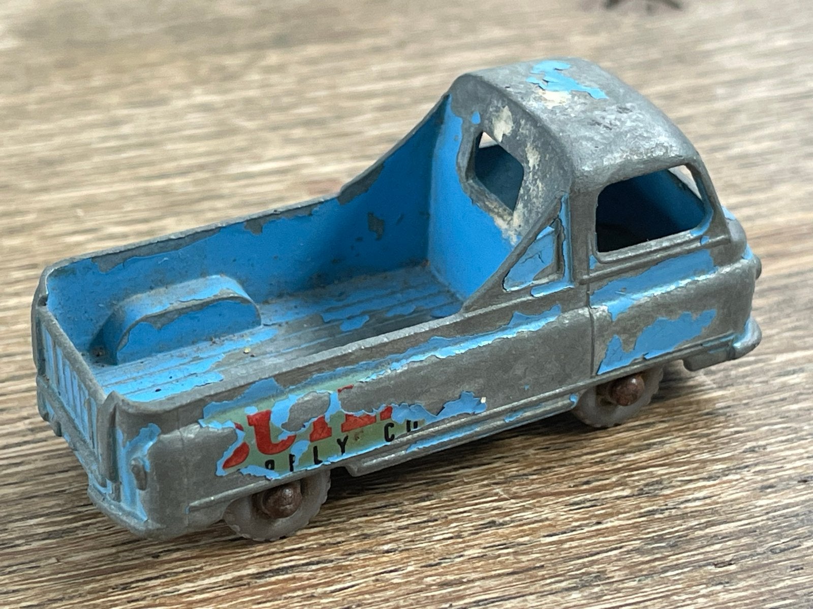 Vintage Matchbox Morris J2 Pick-Up No. 60 - Gebruikt, Overige merken, Gebruikt, 1:50 of kleiner, Ophalen of Verzenden