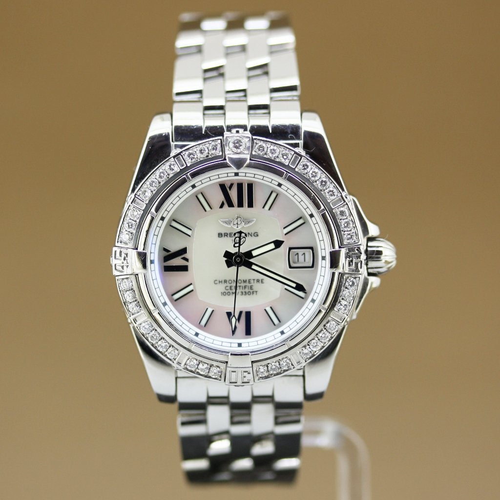 Breitling Galactic 32 A71356 MOP 2012, Overige merken, Staal, Gebruikt, Staal