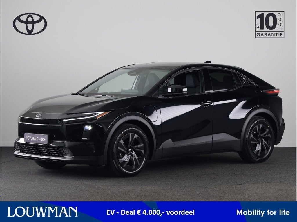 Toyota C-HR+ First Edition 77 kWh *EV - Deal* € 4.000,- vo, Auto's, Toyota, 12 maanden, Stof, 24 min, Zwart