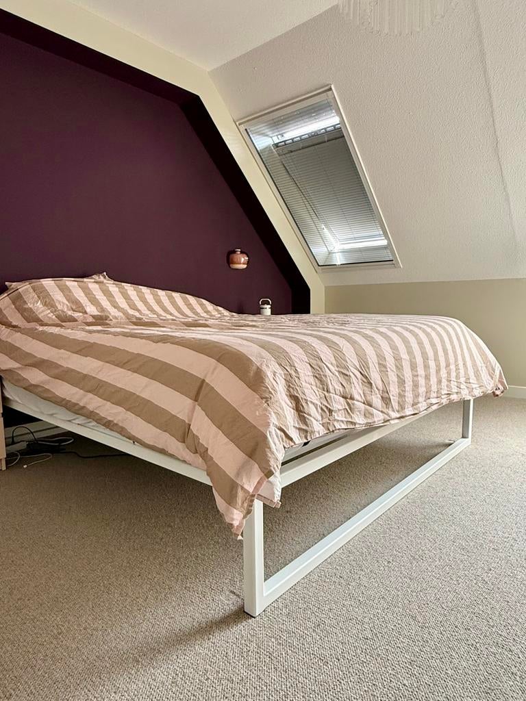 Matt Sleeps Loft 180x200 met matras., Ophalen, Wit, Tweepersoons, Zo goed als nieuw