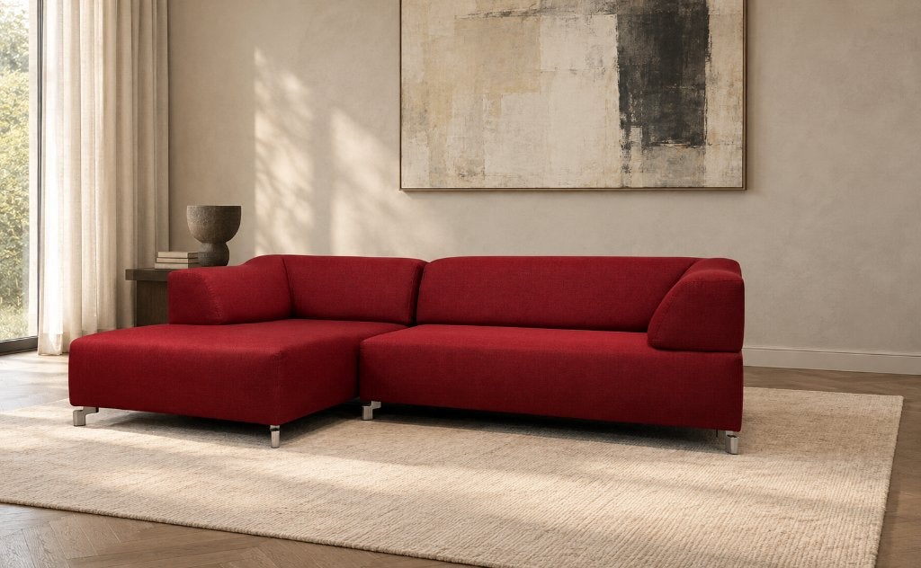 NIEUW GESTOFFEERD Leolux Faya Lobi Hoekbank + GARANTIE, 250 tot 300 cm, Hoekbank, Nieuw, Www.designplaats.nl