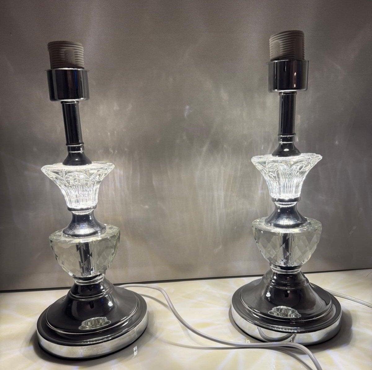 2 schemerlampen, Ophalen of Verzenden, Met schakelaar