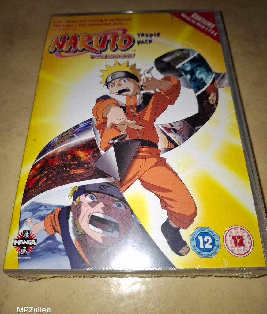 Naruto Triple Pack, Tekenfilm, Anime (Japans), Boxset, Ophalen of Verzenden