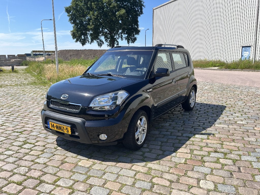 Kia Soul 1.6 X-tra 2010 Zwart, Auto's, Kia, Voorwielaandrijving, 1145 kg, 1591 cc, 4 cilinders