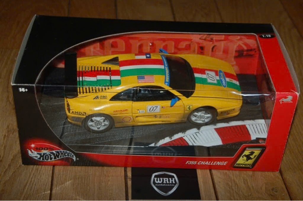 1:18 FERRARI F355 CHALLENGE after race Hotwheels WRH, Hobby en Vrije tijd, Verzenden, Zo goed als nieuw, Auto, Hot Wheels