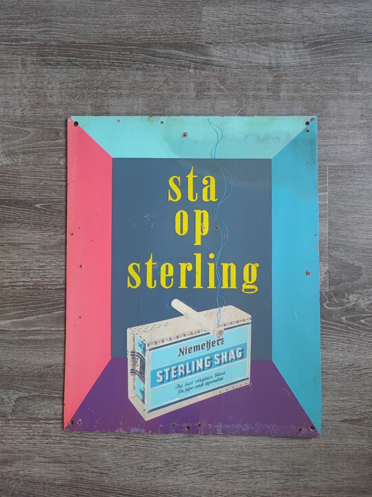 Niemeijers Sterling shag, Ophalen