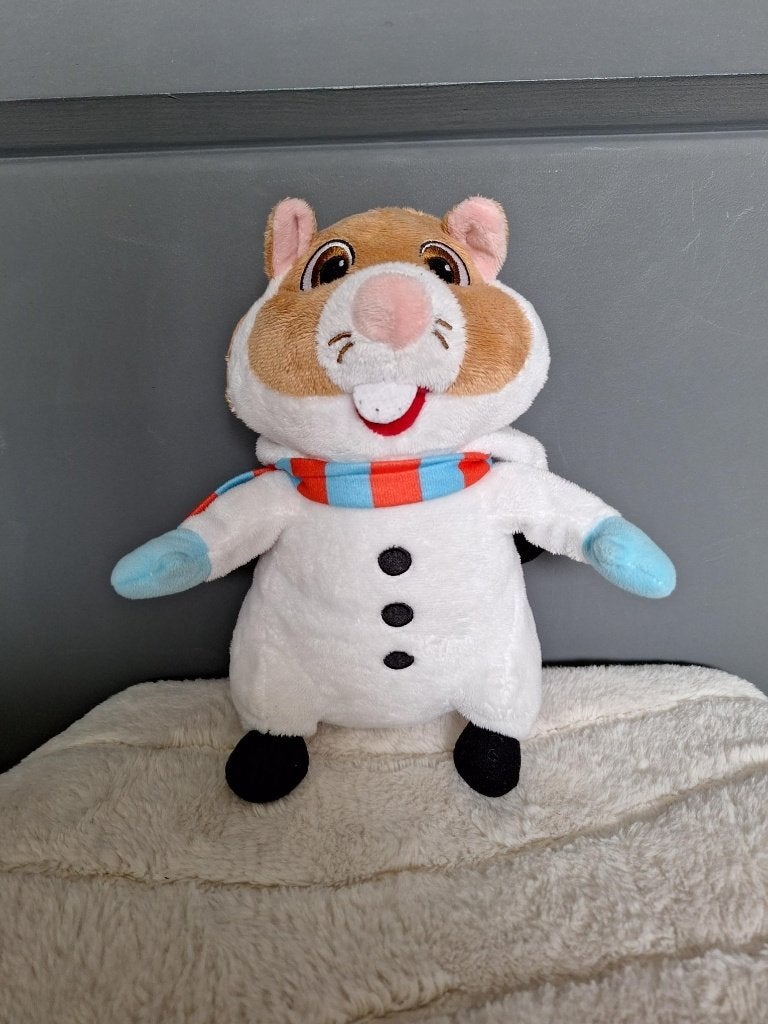 AH hamster sneeuwpop met capuchon, Albert Heijn, Overige typen, Ophalen of Verzenden, Zo goed als nieuw
