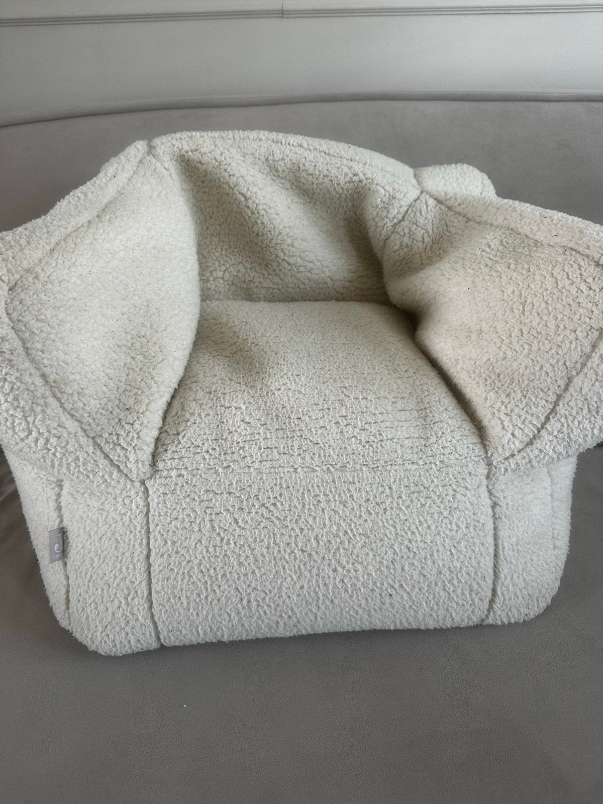 Jollein Teddy Fauteuil Crème - Gebruikt, Goede Staat, Kinderen en Baby's, Ophalen of Verzenden, Gebruikt, Stoel
