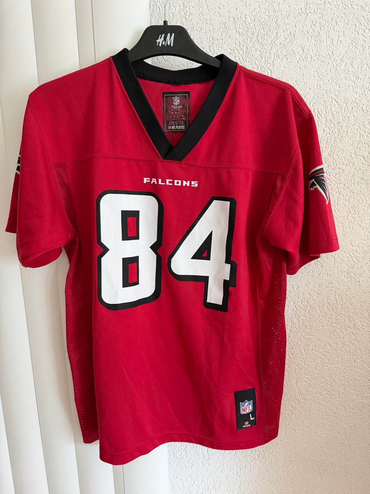 Atlanta Falcons Roddy White #84 Reebok NFL Jersey Kinder L, Ophalen of Verzenden, Zo goed als nieuw, Jongen of Meisje