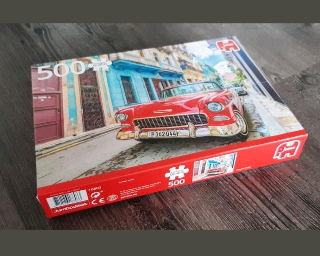 Jumbo Premium Collection Legpuzzel Havana Cuba 500 stukjes, Ophalen of Verzenden, 500 t/m 1500 stukjes, Zo goed als nieuw, Legpuzzel