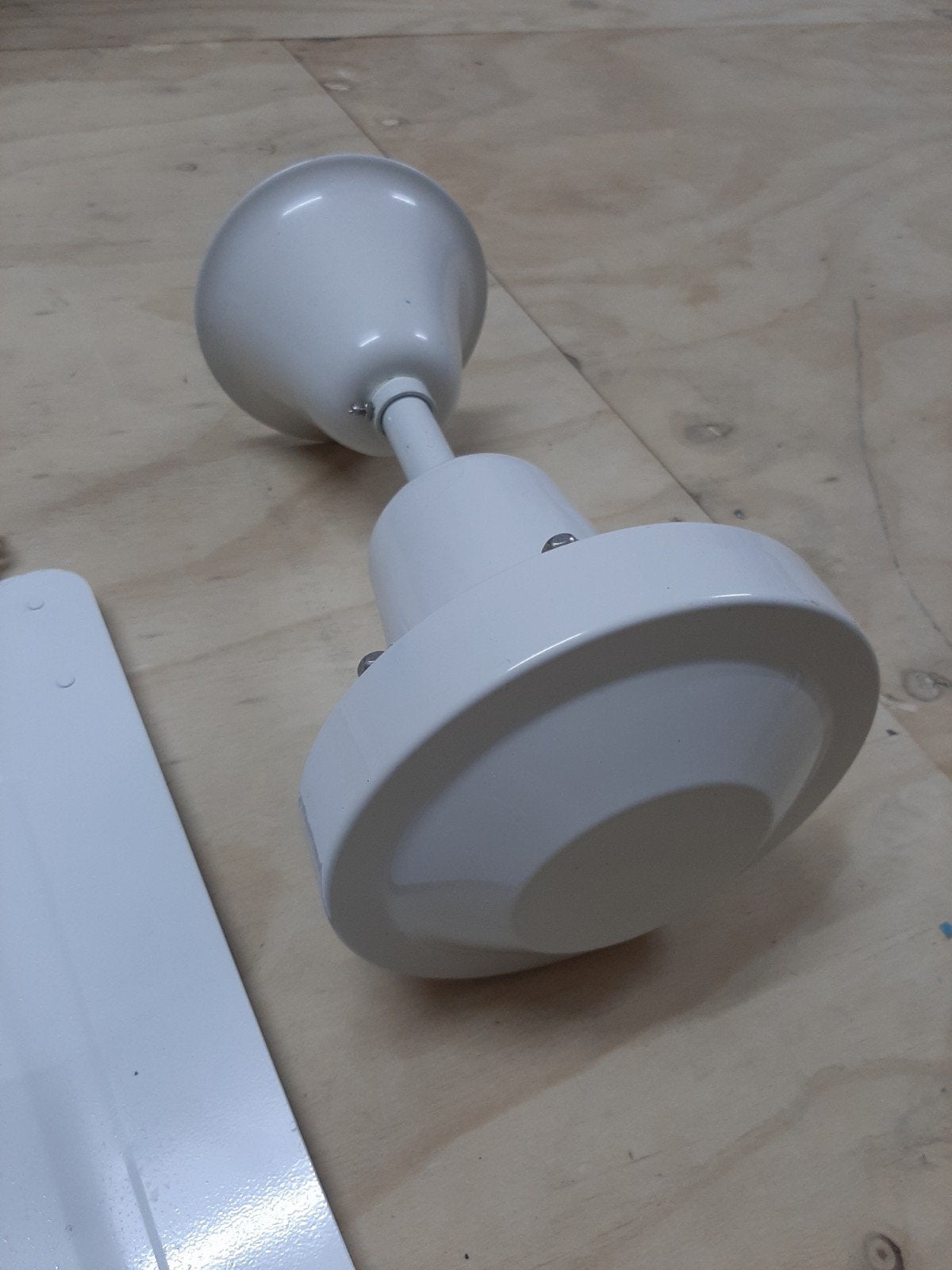 plafond ventilator wit, Ophalen of Verzenden, Gebruikt, Plafondventilator