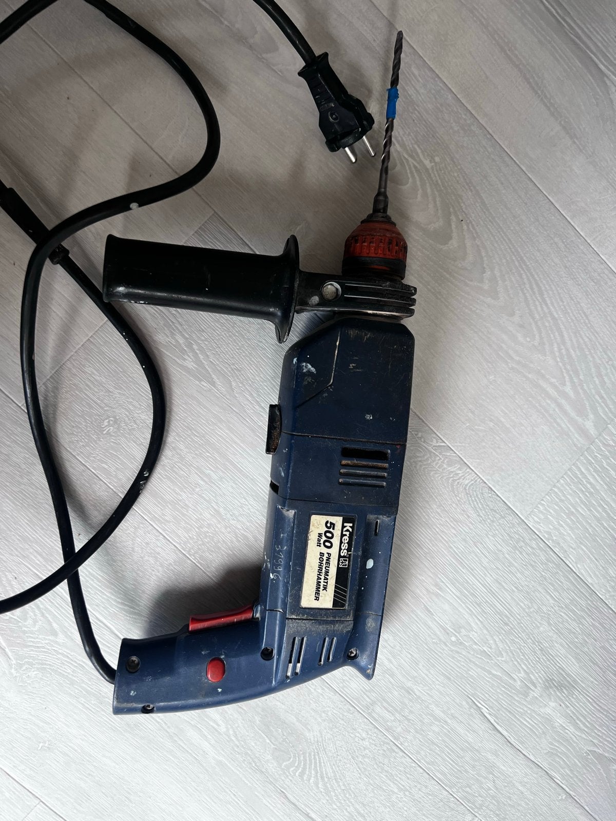 Kress 500 PNEUMATIC hamerboor, Boor- en/of Breekhamer, Ophalen of Verzenden, Klopboormechanisme, Gebruikt