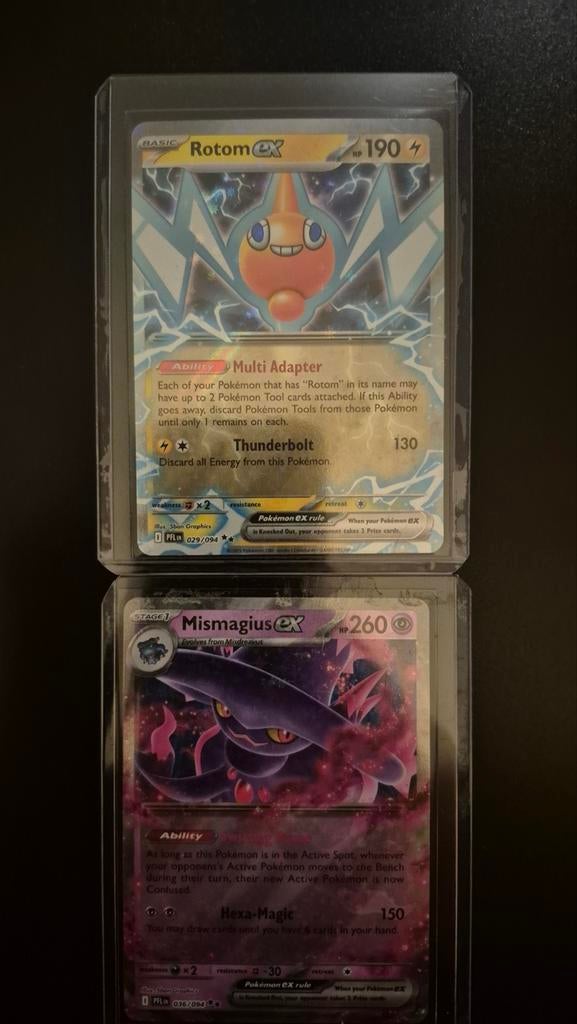 Rotom EX & Mismagius EX - Phantasmal Flames, Ophalen of Verzenden, Zo goed als nieuw, Meerdere kaarten