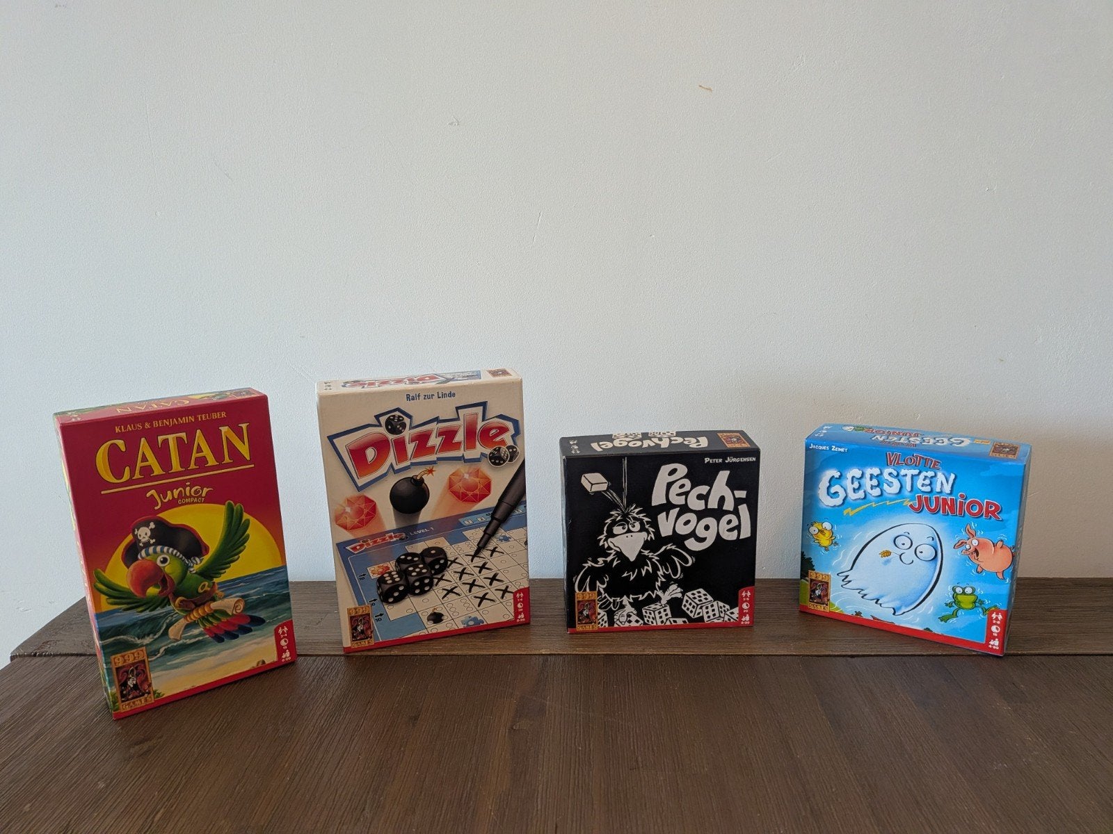 Catan Junior, Dizzle, Pechvogel, Geesten Junior bordspellen, Een of twee spelers, Ophalen, Zo goed als nieuw, Diverse