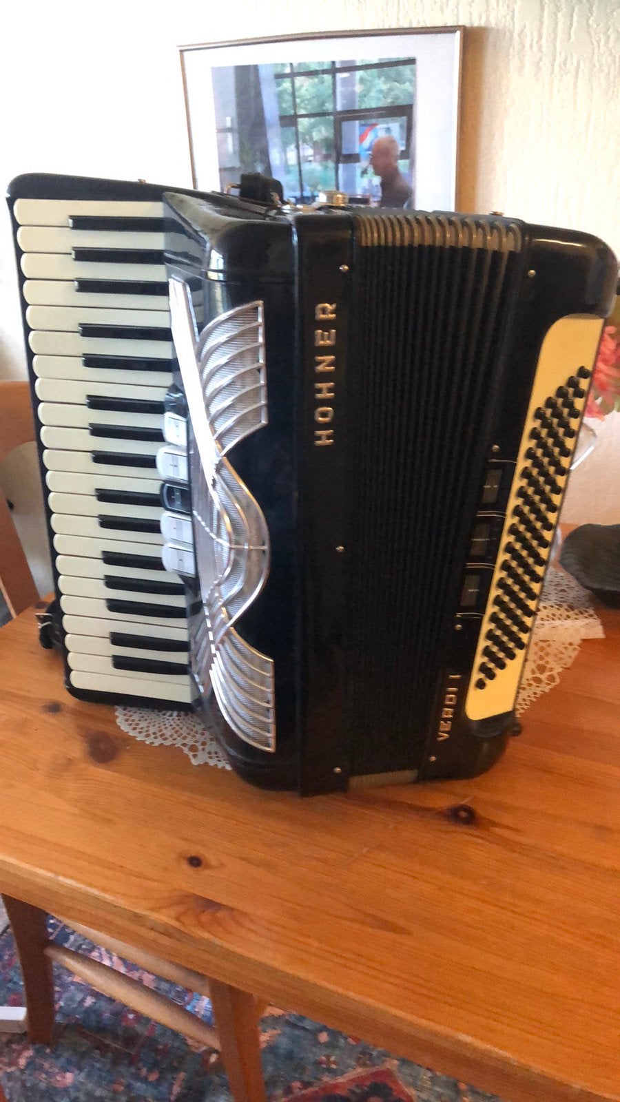 Honer accordeon, Ophalen, Gebruikt, 80-bas, Toetsaccordeon