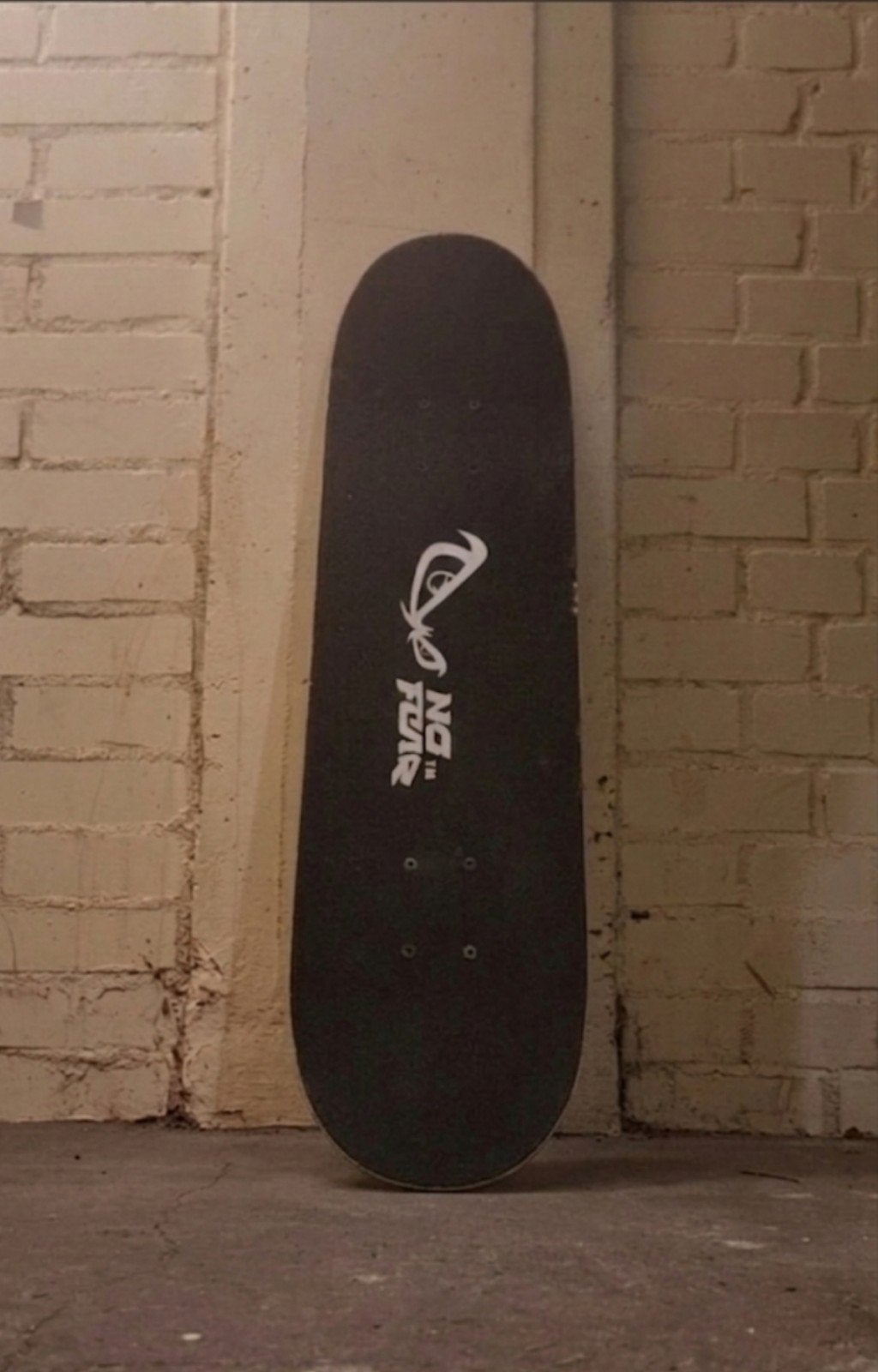 No Fear Skateboard met lichtgevende wielen, Ophalen of Verzenden, Gebruikt, Skateboard