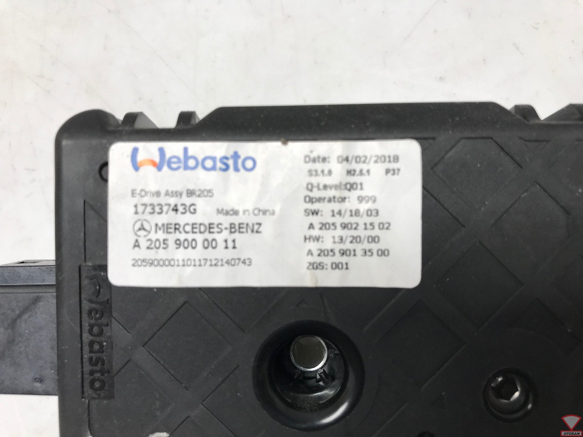 mercedes c klasse w205 schuifdakmotor a2059000011, Auto-onderdelen, Elektronica en Kabels, Gebruikt, Mercedes-Benz AG, Mercedes-Benz