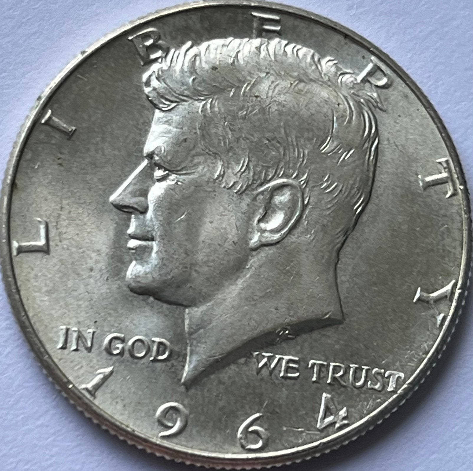 Verenigde Staten zilveren halve dollar 1964 topkwaliteit, Ophalen of Verzenden, Noord-Amerika, Losse munt, Zilver