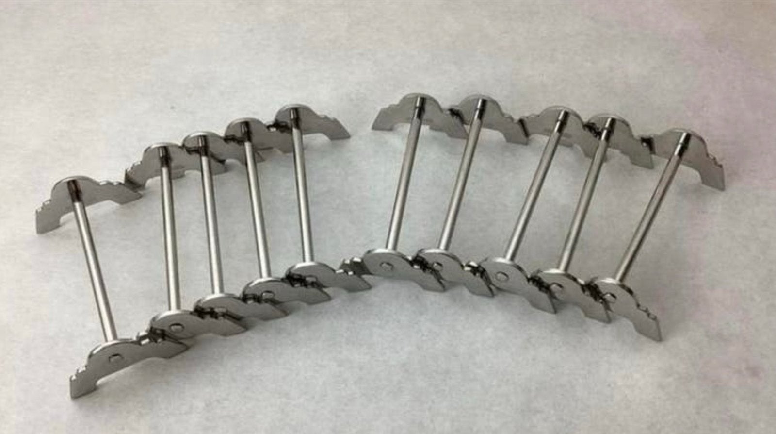 10 Messenleggers Gero Zilmeta vintage, Ophalen of Verzenden