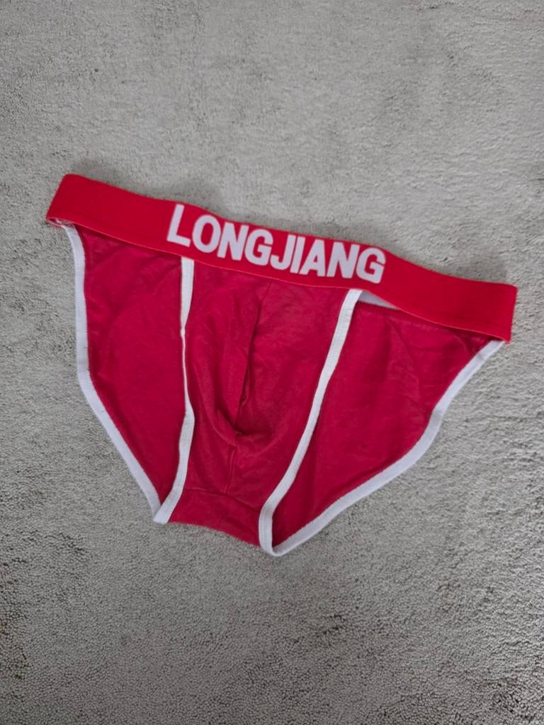 Rode heren slip - Maat L, Kleding | Heren, Ondergoed, Ophalen of Verzenden, Rood, LONGJIANG, Slip