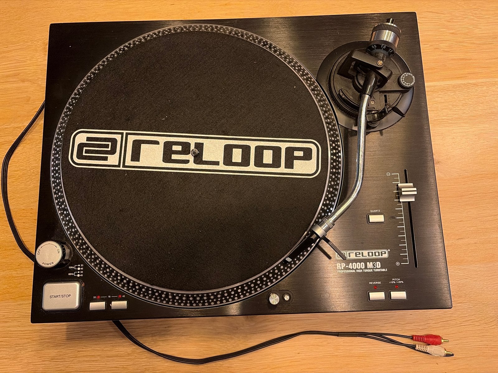 Reloop RP-4000 M3D Professionele High Torque Platenspeler, Overige merken, Pitch-regelaar, Ophalen of Verzenden, Zo goed als nieuw