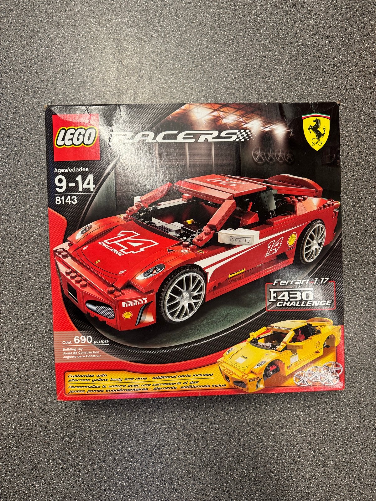 LEGO Racers 8143 Ferrari F430 Challenge, Ophalen, Gebruikt, Compleet, Lego