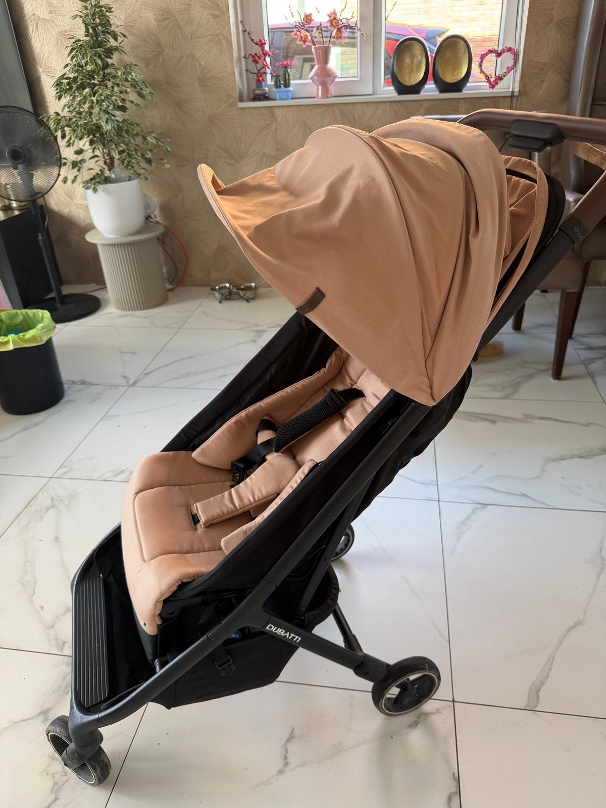 Dubatti kinderwagen - Compact en stijlvol, Kinderen en Baby's, Buggy's, Ophalen, Gebruikt, Overige merken, Verstelbare rugleuning