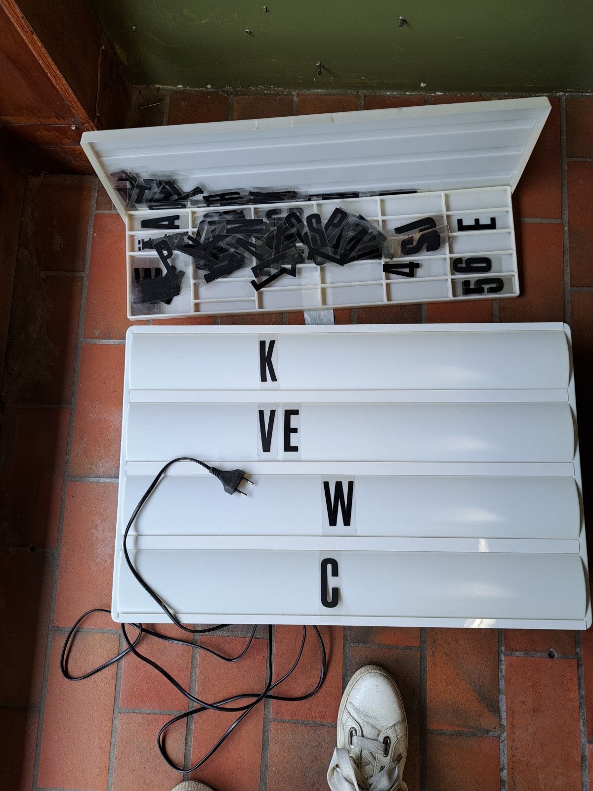 verlichtingsreclame, Ophalen, Netvoeding, Minder dan 50 watt