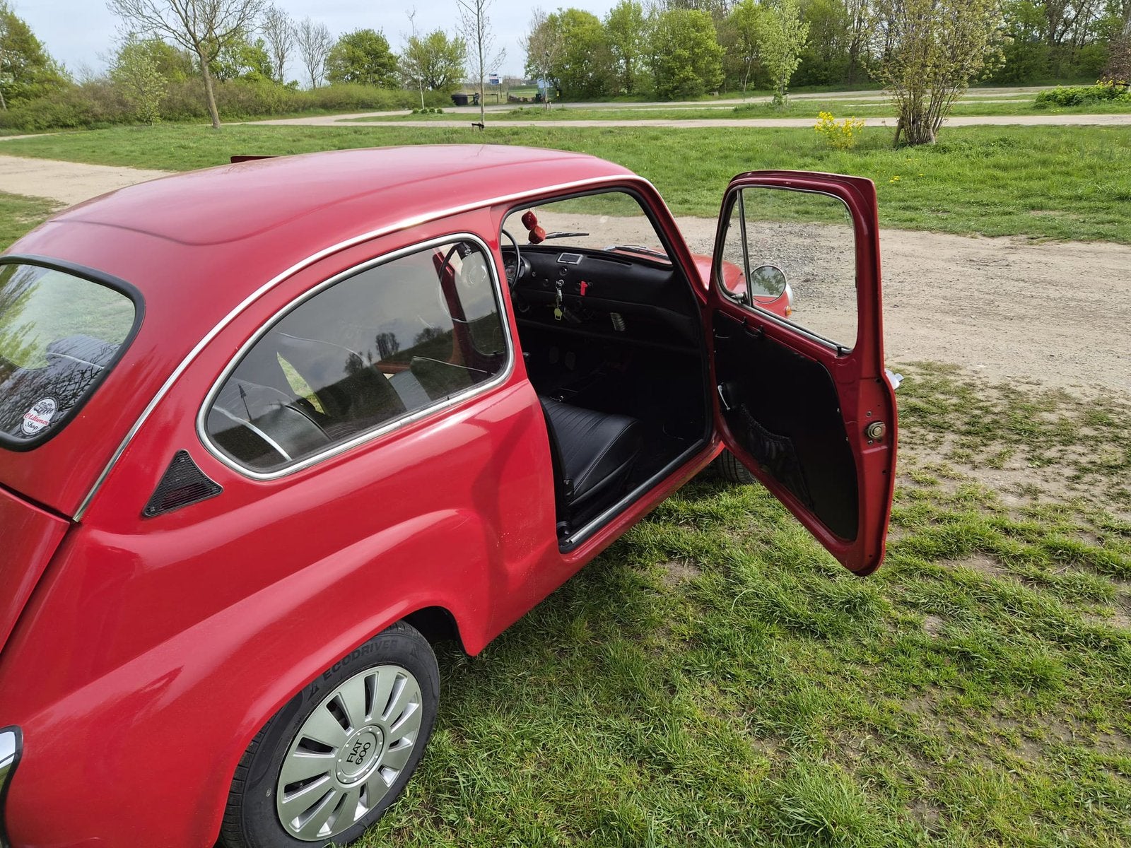 Fiat 1973 Rood, 31 pk, 4 stoelen, Particulier, 605 kg