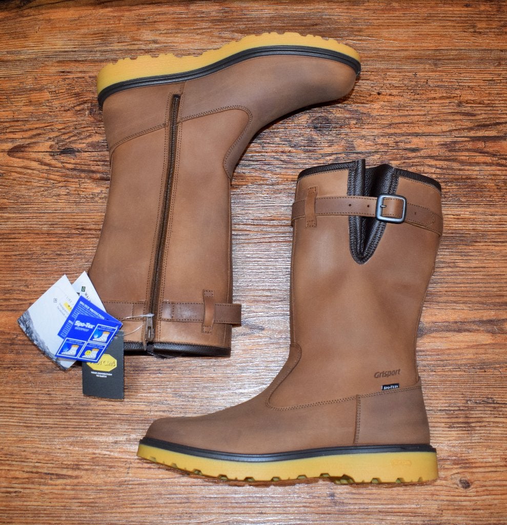 GRISPORT - leren Sutherland laarzen Brown - maat 42, Grisport, Bruin, Nieuw, Ophalen of Verzenden